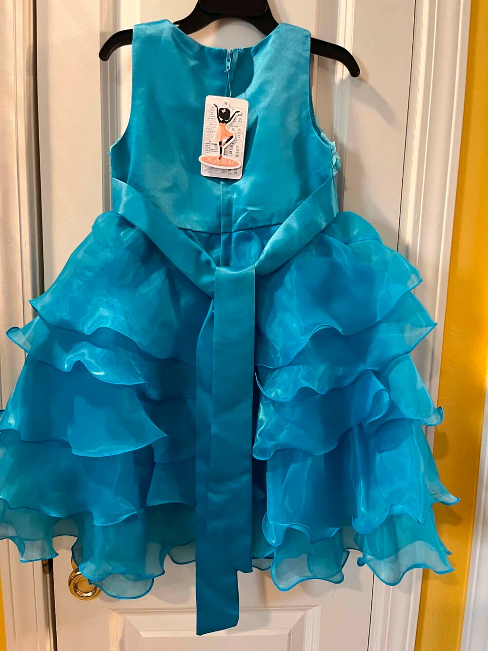 Blue Ruffled Dress - Picture 2 of 2